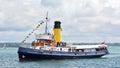 Steam Tug William C Daldy cruise in Ports of Aucland - New Zealand Royalty Free Stock Photo